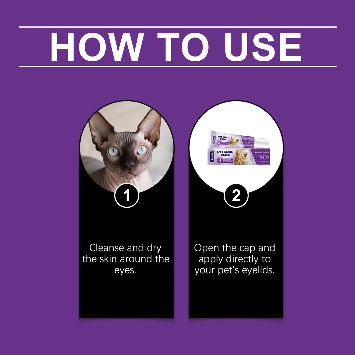 15G Pet Eye Tear Stain Remover Gentle Cleaning Tear Stains No-rinse Cleaning Non-irritating Portable Daily Care Pet Eye Stain Remover for Pets & Dogs