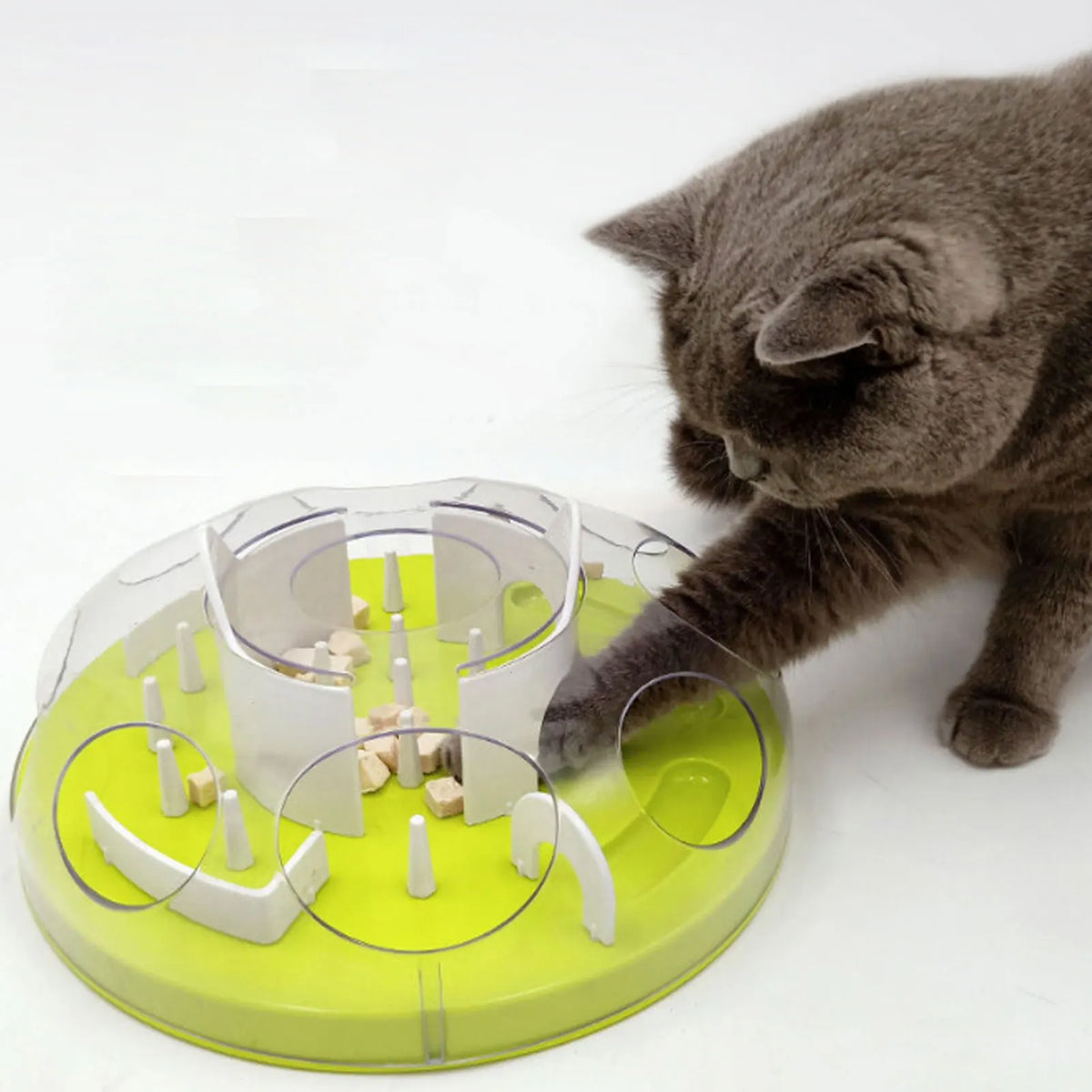 3Pcs Cat Puzzle Feeder Toy Interactive Cat Puzzle Feeder Funny Cat Puzzle Food Dispenser Enrichment for Pets Play and Exercise