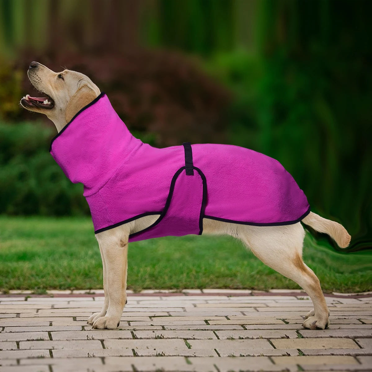 Warm Fleece Dog Coat for Whippets Greyhounds and Lurchers