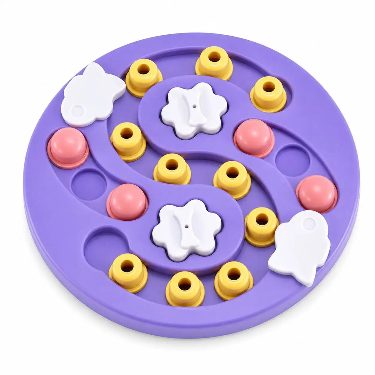Dog And Cat Puzzle Feeder Toy for Interactive Slow Feeding