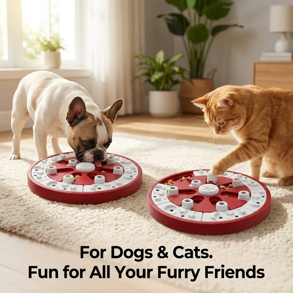 Dog Puzzle Toy, IQ Smart Garden Interactive Slow Feeder for Mental Stimulation, Enrichment Dog Treat Dispenser for Large Medium Small Dogs, Boredom Relief and IQ Training Puppy Brain Games