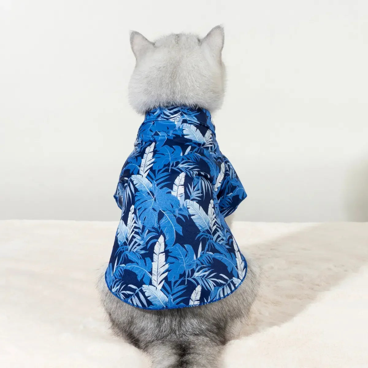 Tropical Hawaiian Pet Shirt for Dogs and Cats Vacation Wear