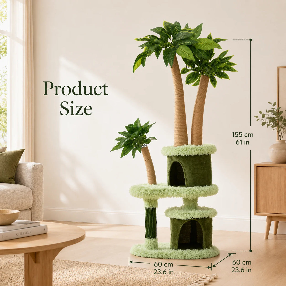 Mango Tree Cat Tree - Cozy Perch, Fun Platform & Scratching Post for Cats