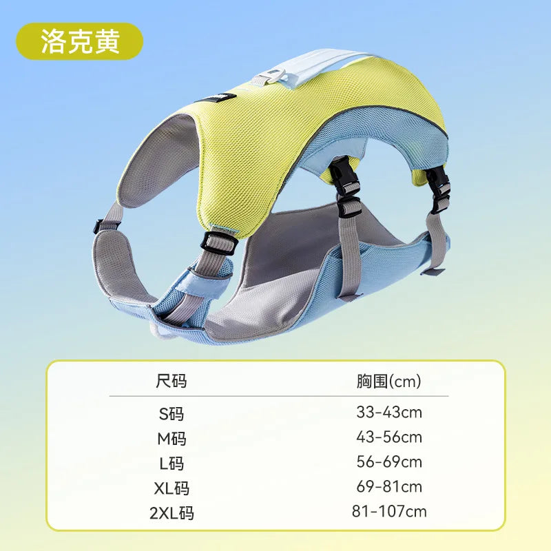 Breathable Cooling Vest Style Dog Harness With Quick Release