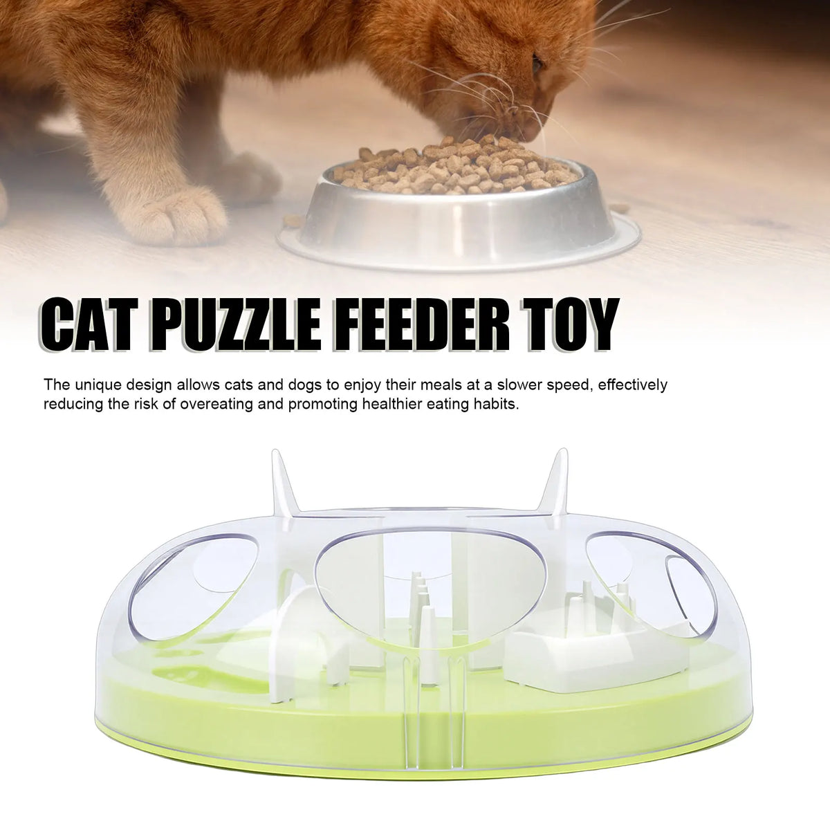 3Pcs Cat Puzzle Feeder Toy Interactive Cat Puzzle Feeder Funny Cat Puzzle Food Dispenser Enrichment for Pets Play and Exercise