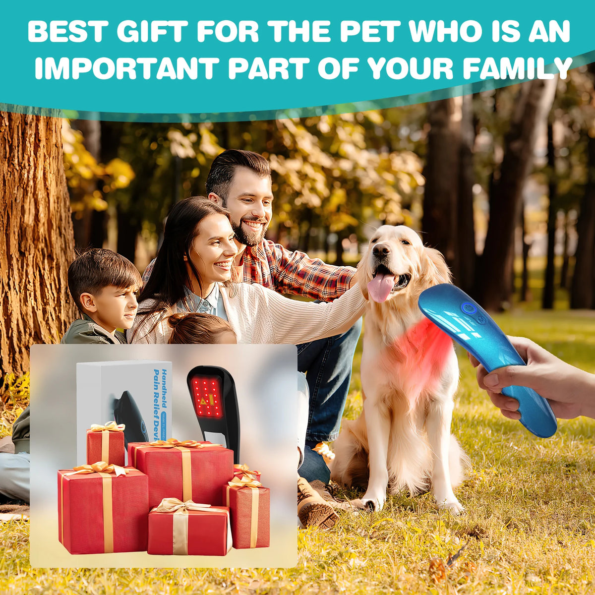 Pet Red Light Therapy Cold Laser Pain Relief Device For Dogs And Cats