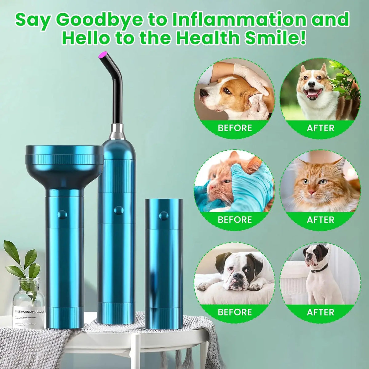 Infrared Red Laser Therapy Device For Pet Joint And Skin Care