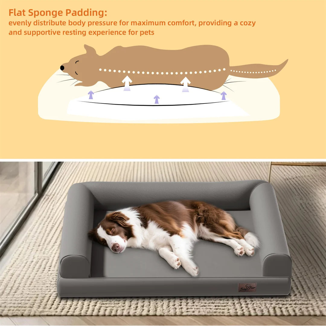 BingoPaw Dog Sofa Bed With Removable Microfiber Cover