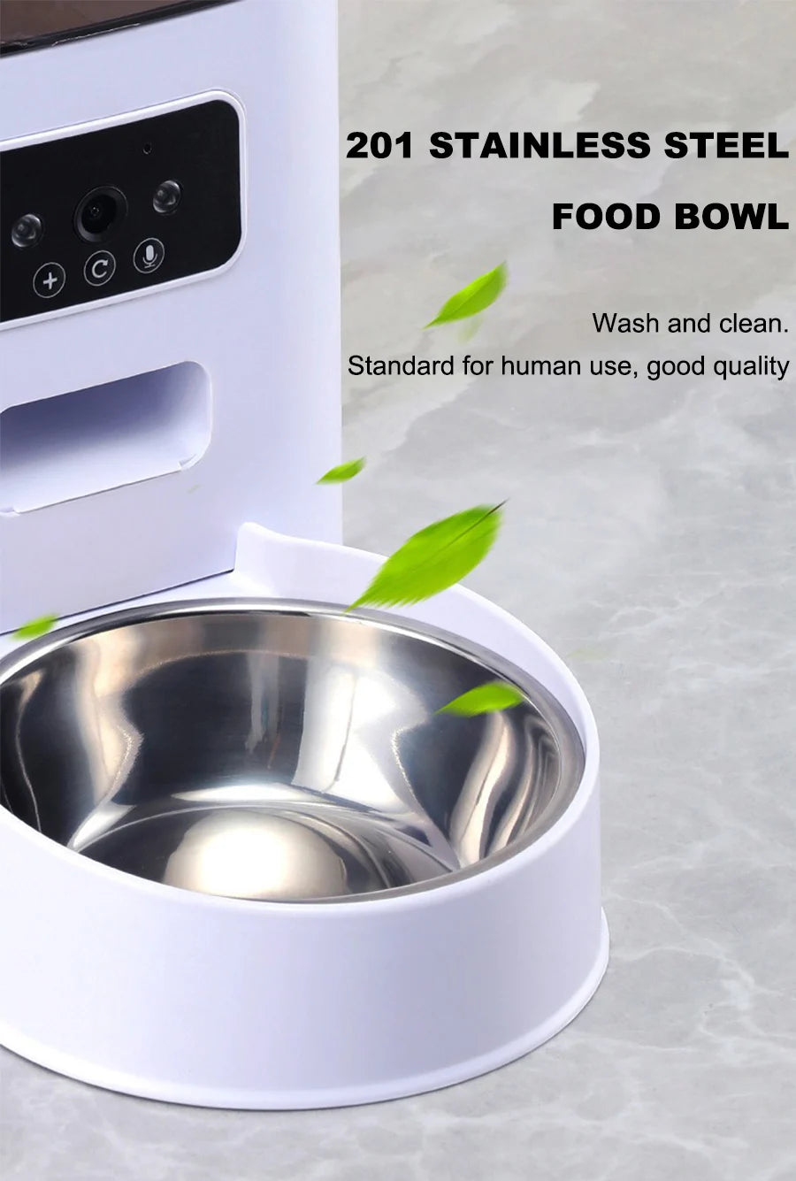 Automatic Smart Pet Feeder With App Control And Timer
