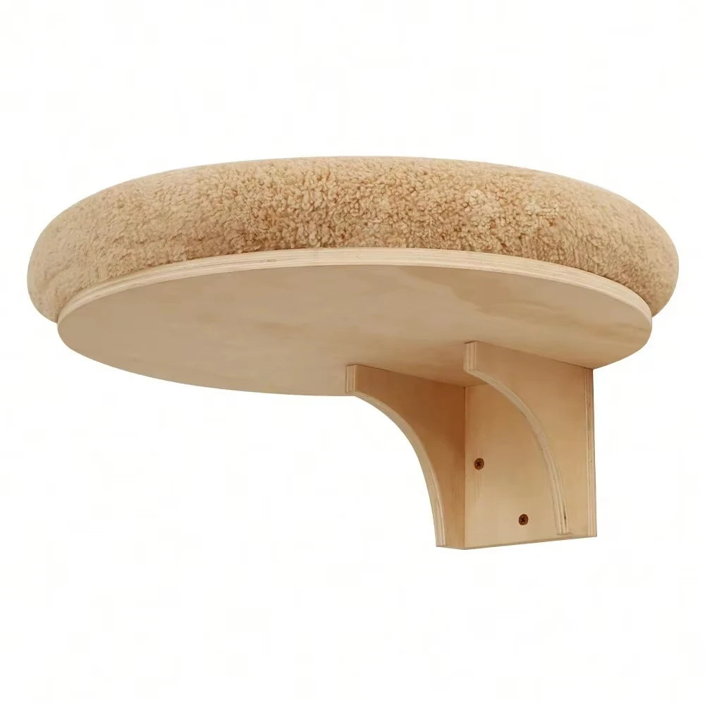 CWV Wall Mounted Cat Climbing Ladder Hammock Scratching Post