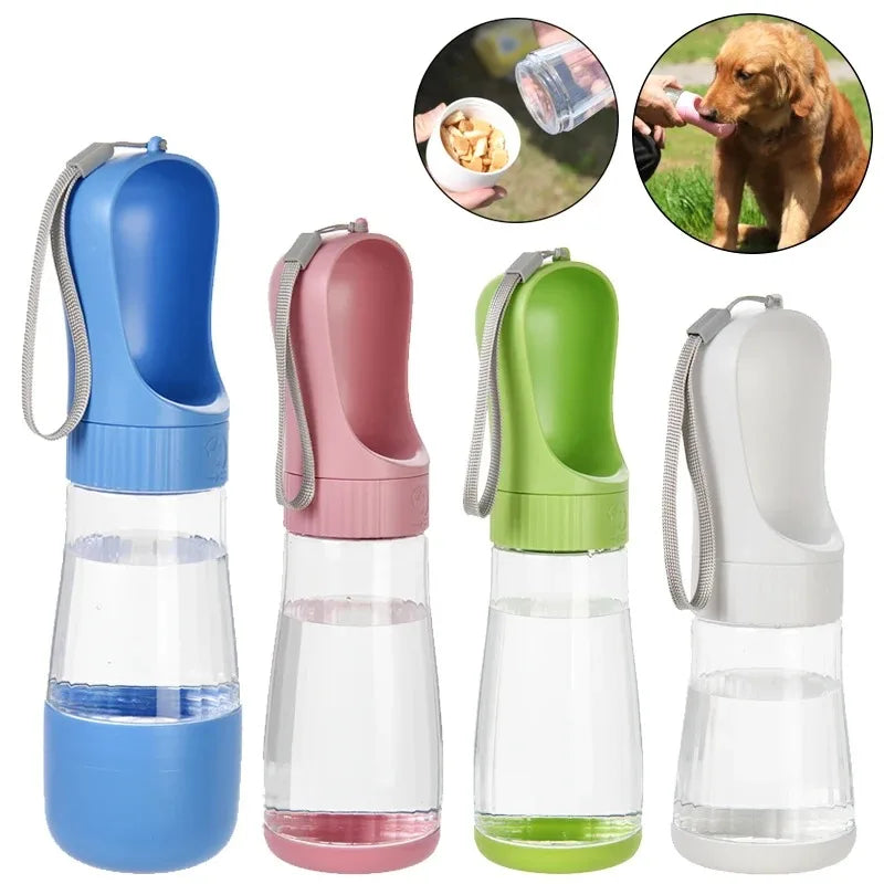 Portable Pet 2 in 1 Water Bottle and Food Dispenser