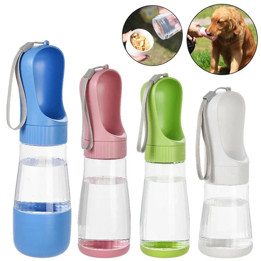 Portable Pet 2 in 1 Water Bottle and Food Dispenser