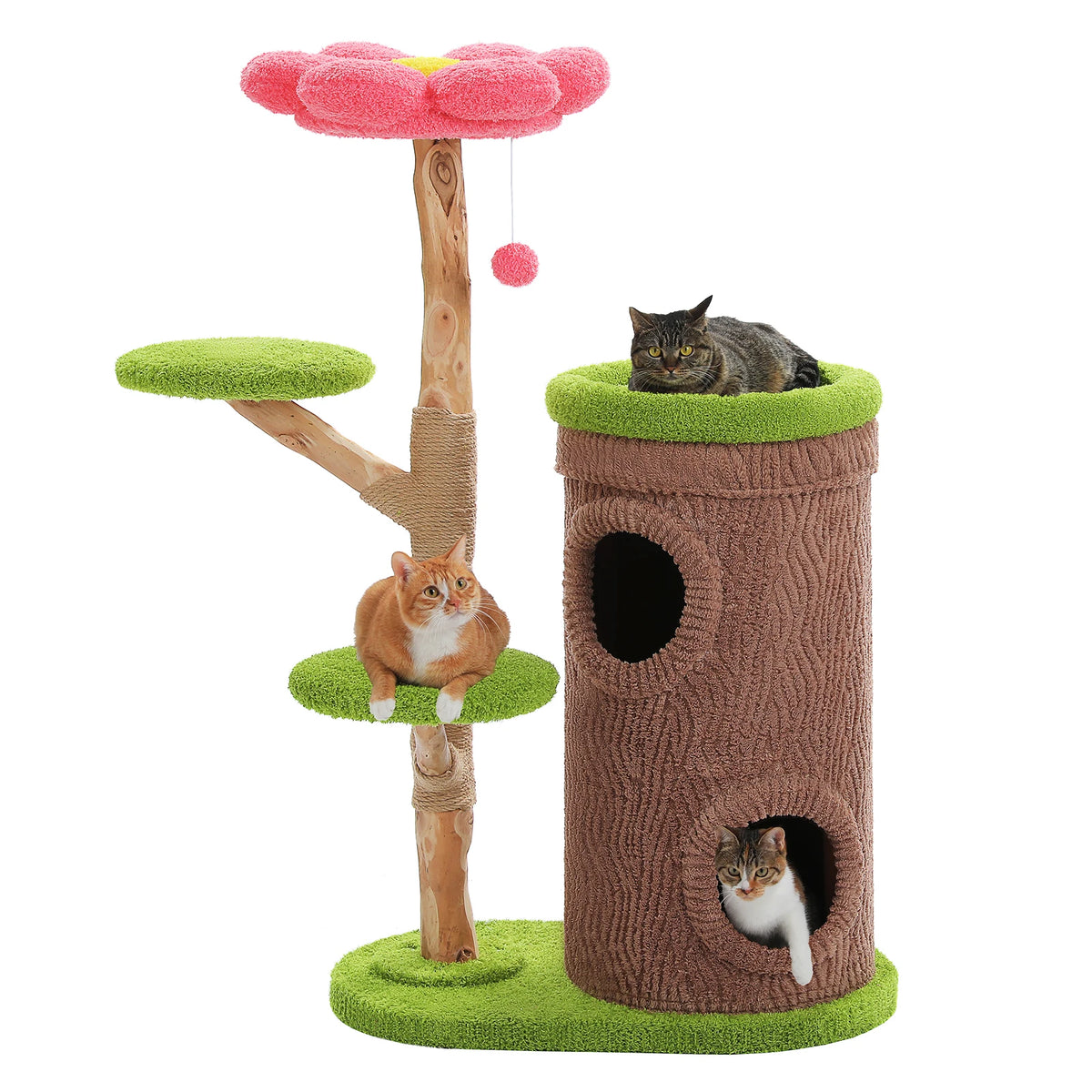 P Cat Tree Tower With Condos Scratching Posts And Beds