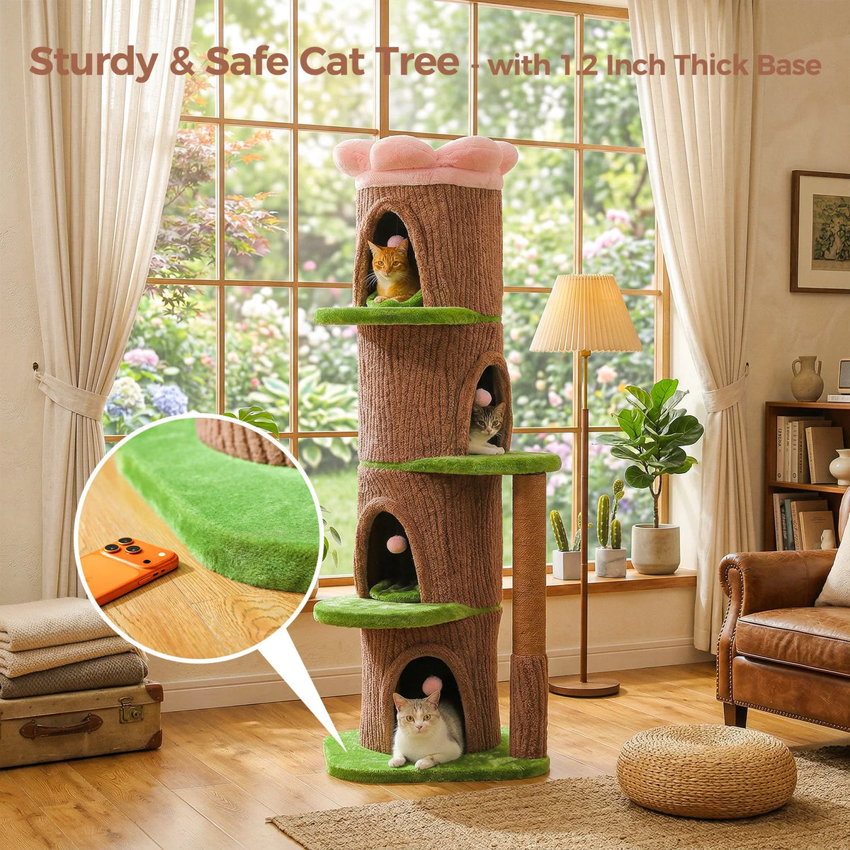 P Cat Tree Tower With Condos Scratching Posts And Beds