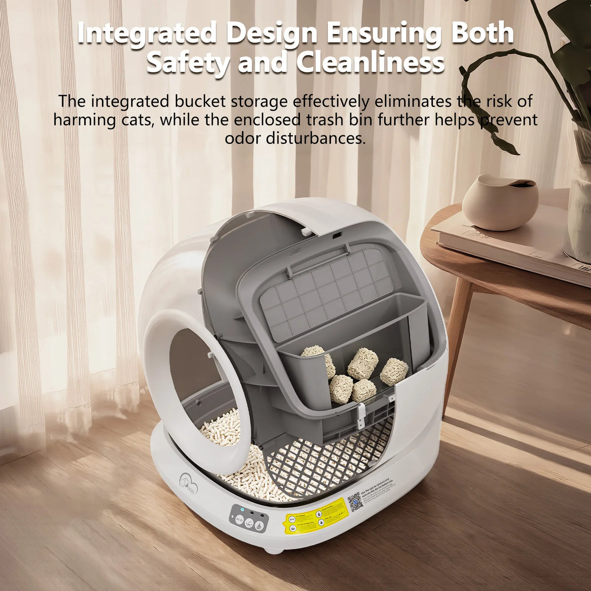 DOEL Smart Self-Cleaning Automatic Cat Litter Box With App Control