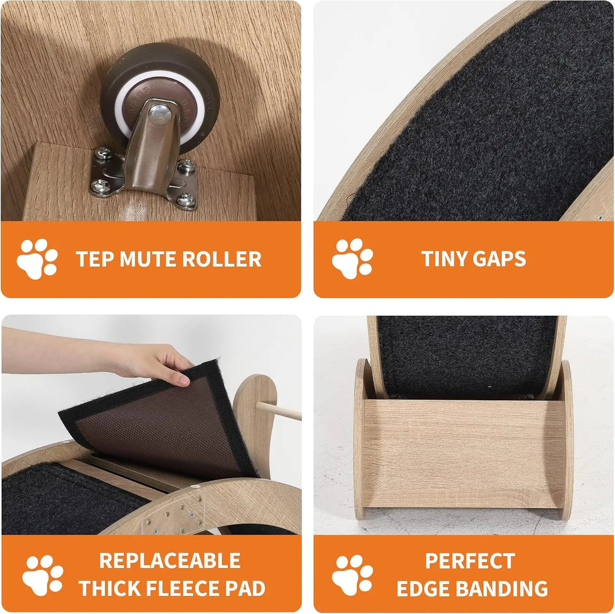 Garvee Six In One Cat Treadmill Wheel for Pet Exercise