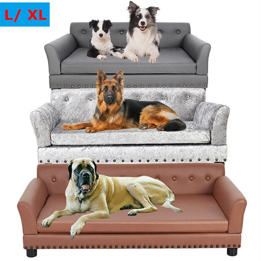 Borwart Heavy Duty Raised Pet Sofa With Removable Cover