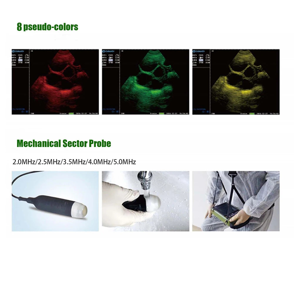 DAWEI Portable Veterinary Ultrasound Scanner For Animal Pregnancy Testing
