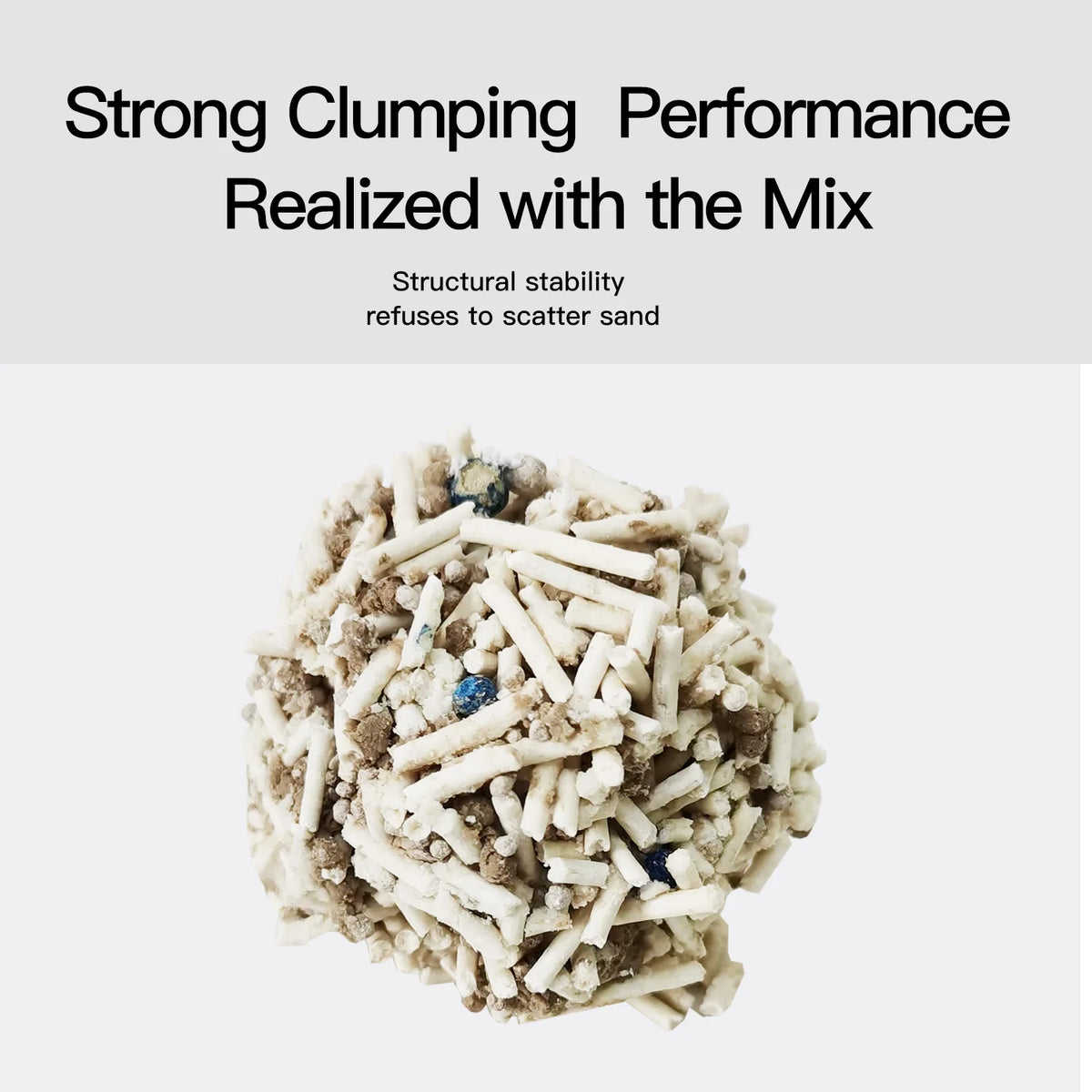 33lbs Sumlov Mixed Tofu Cat Litter, Natural Botanical Kitty Litter, Dust-Free, Flushable, Quick Clumping, Odor Control