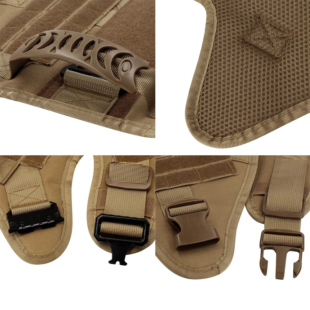 Petavel Padded Nylon Dog Harness And Leash Set Quick Release