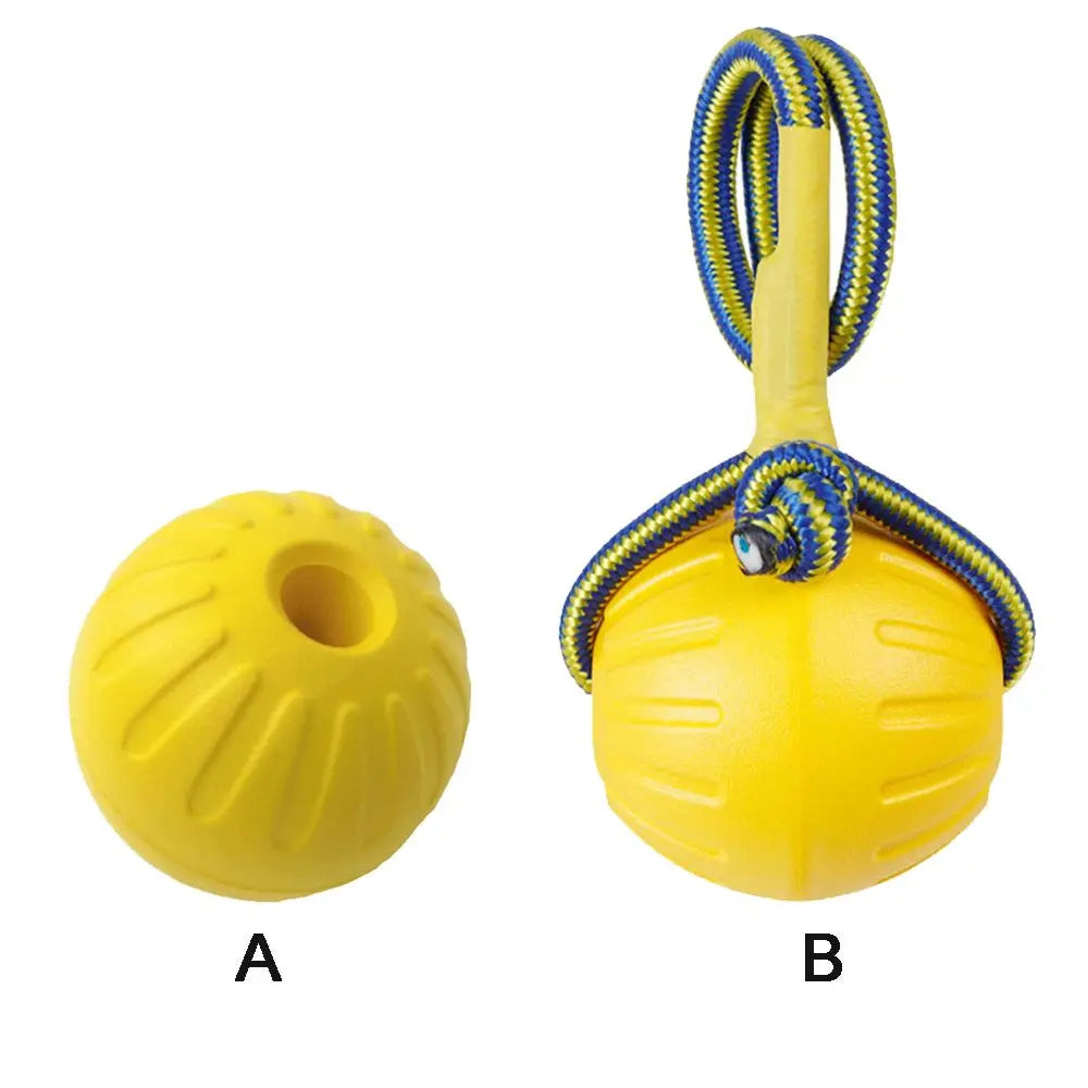 Indestructible Rubber Dog Training Chew Fetch Interactive Toy
