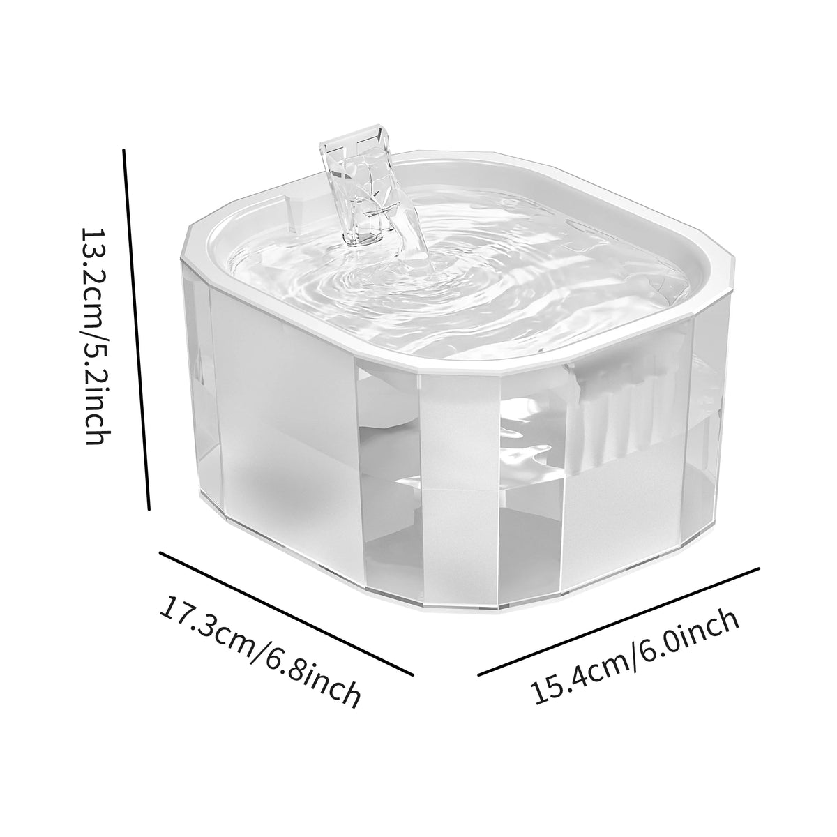 Automatic Cat Water Fountain And Feeder With Silent USB Pump