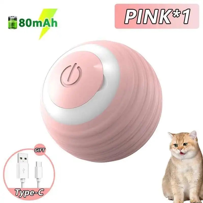 Automatic Interactive Dog Toy Ball With USB Rolling And Bouncing