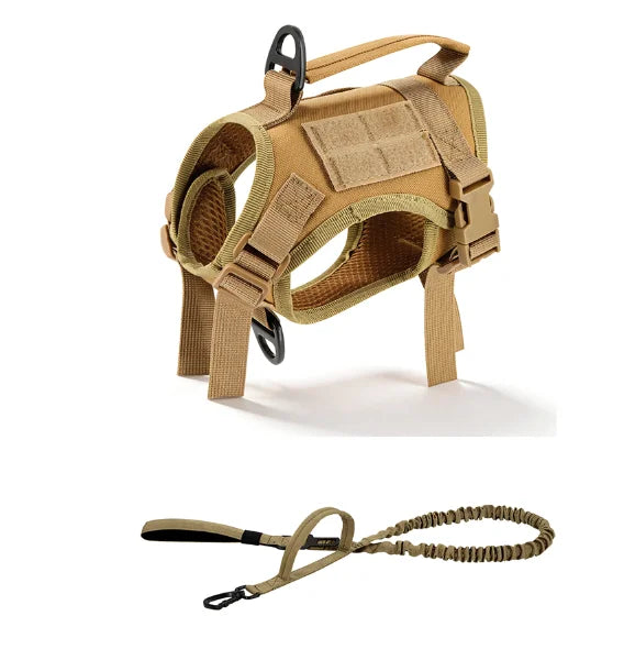 Petravel Adjustable Tactical Cat Harness Vest And Leash Set