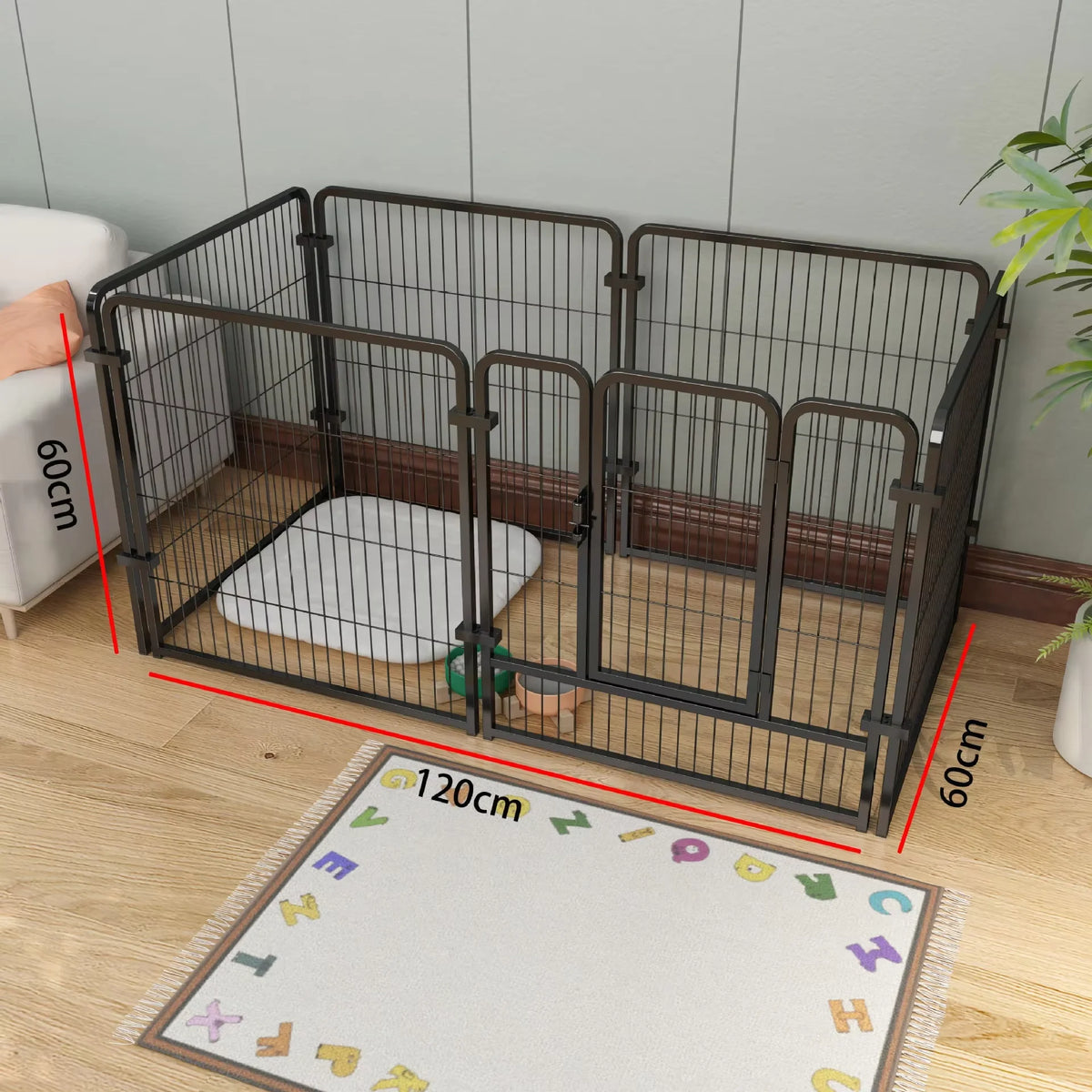Heavy Duty Stainless Steel Foldable Dog Exercise Kennel