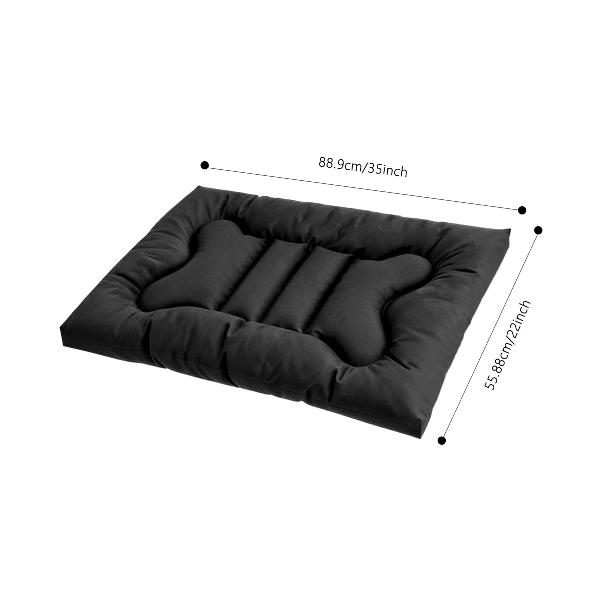 Indestructible Chew Proof Dog Bed For Crate And Kennel