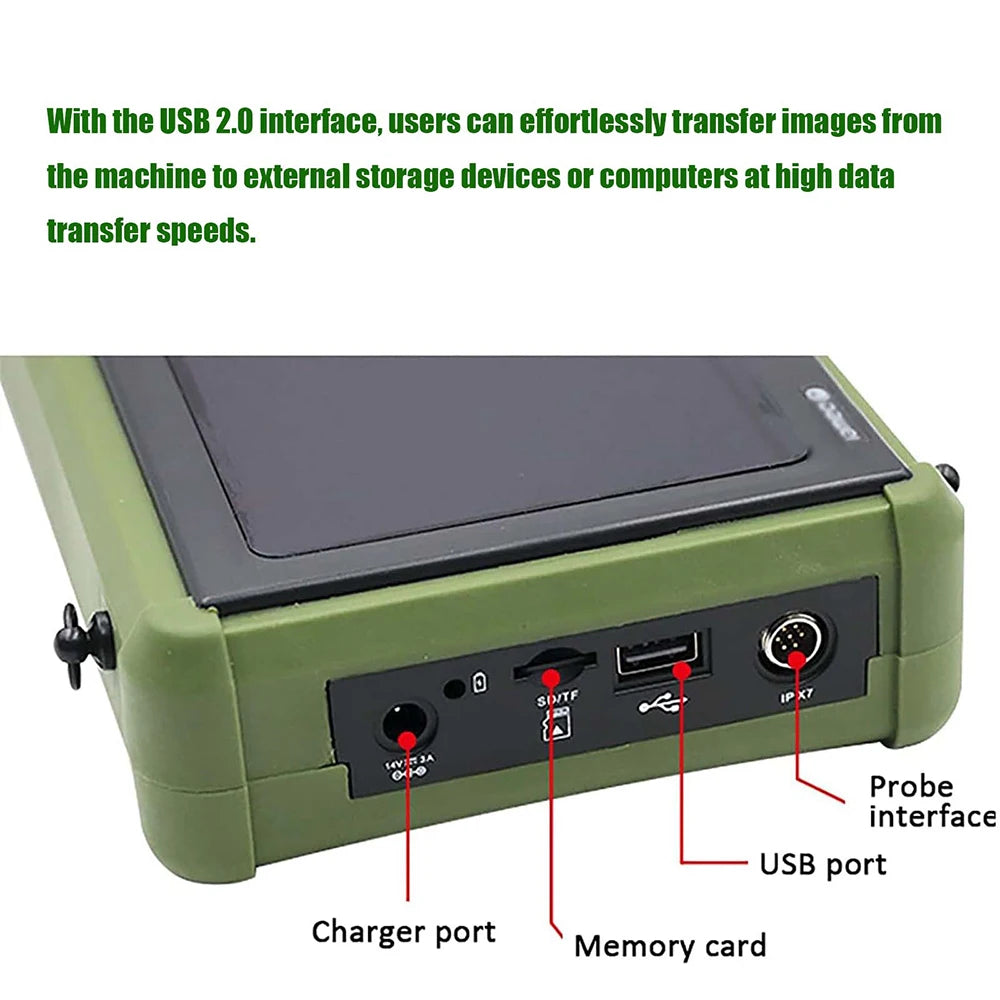 DAWEI Portable Veterinary Ultrasound Scanner For Animal Pregnancy Testing
