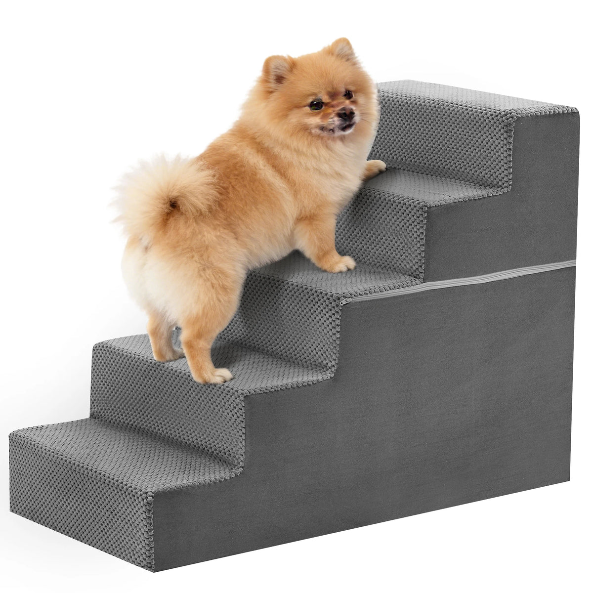 Jhk Right Angled Foam Dog Stairs Ramp For Small Pets
