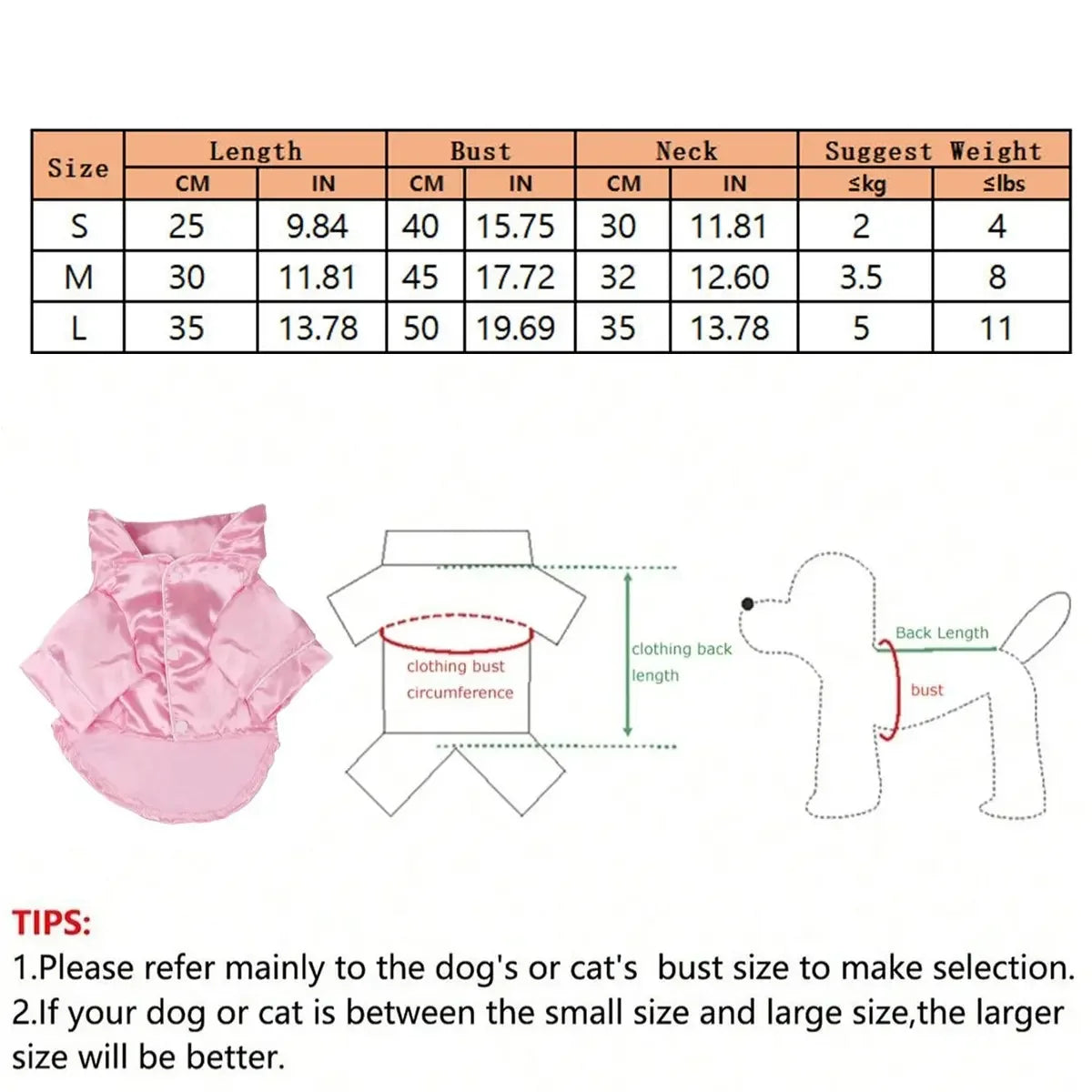 Cute Pet Silk Button Closure Pajamas for Dogs and Cats