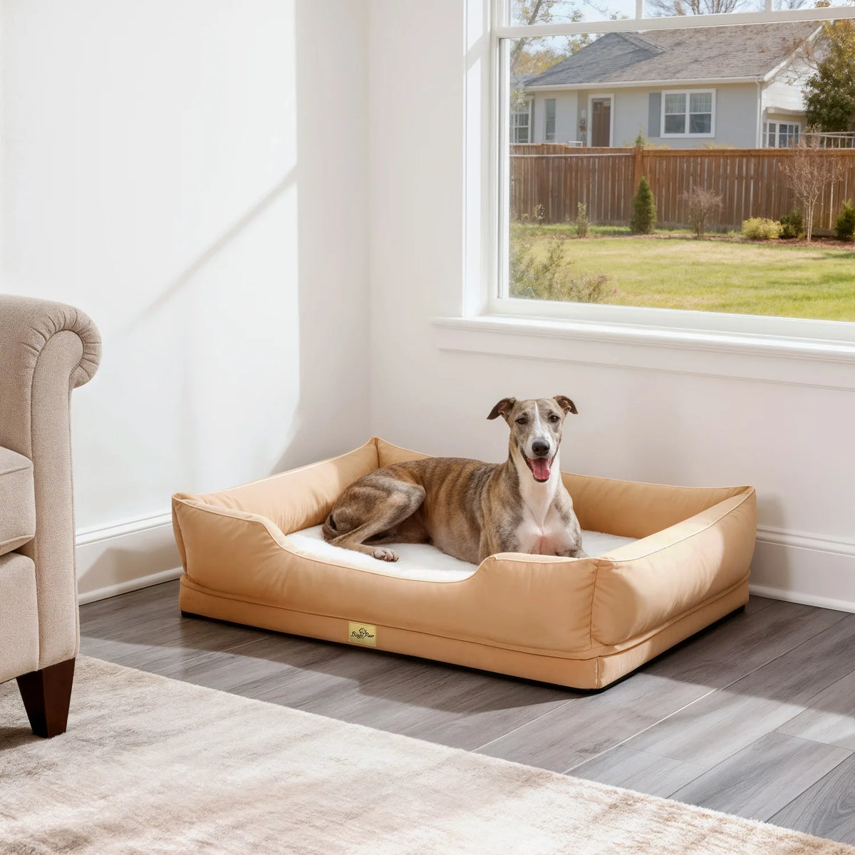 Bingopaw Orthopedic Dog Bed With Removable Washable Cover