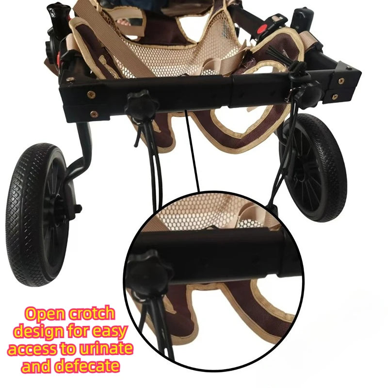 Adjustable Dog Wheelchair For Back Legs Support And Therapy