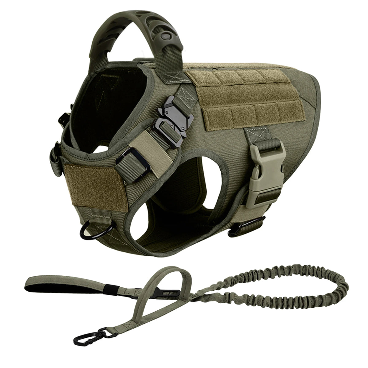 PetraVel Padded Nylon Dog Harness With Quick Release Leash