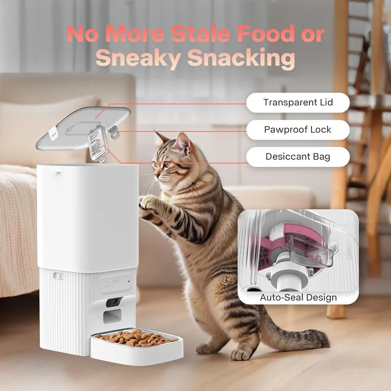 Nityers Smart WiFi Pet Feeder With Camera And App Control