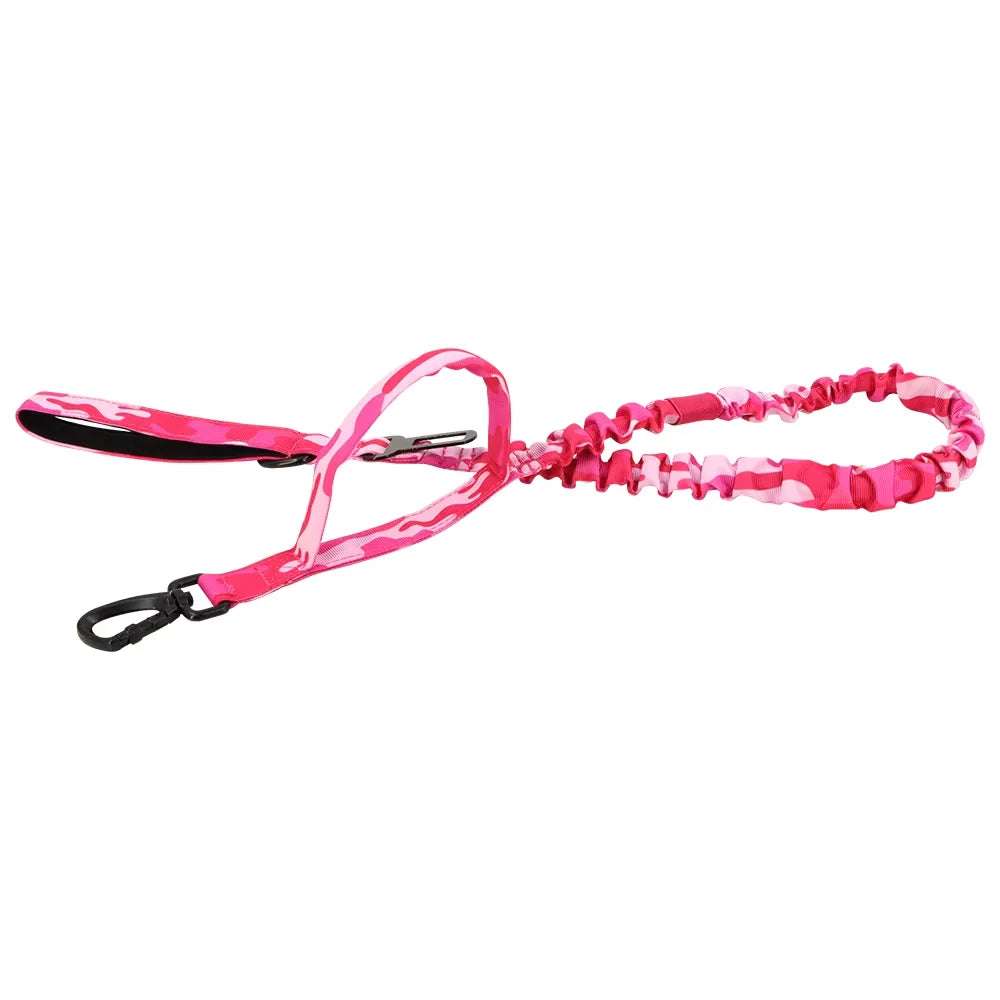 Pettravel Adjustable Nylon Dog Leash With Dual Handles