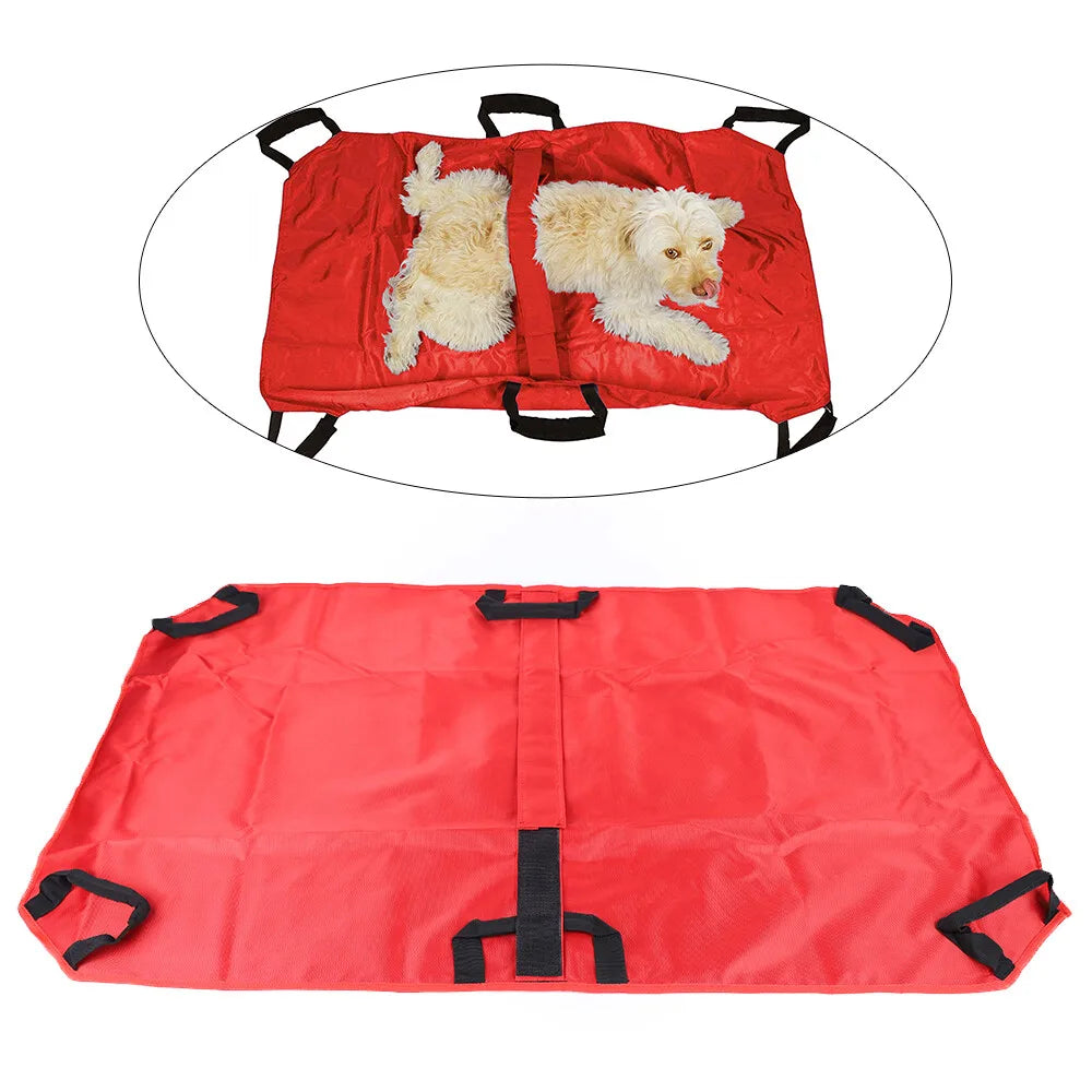 Waterproof Foldable Pet Transport Stretcher With Six Handles