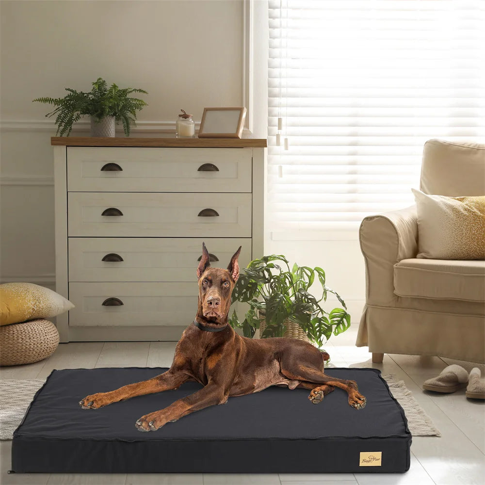 Borwart Orthopedic Dog Bed With Waterproof Washable Cover