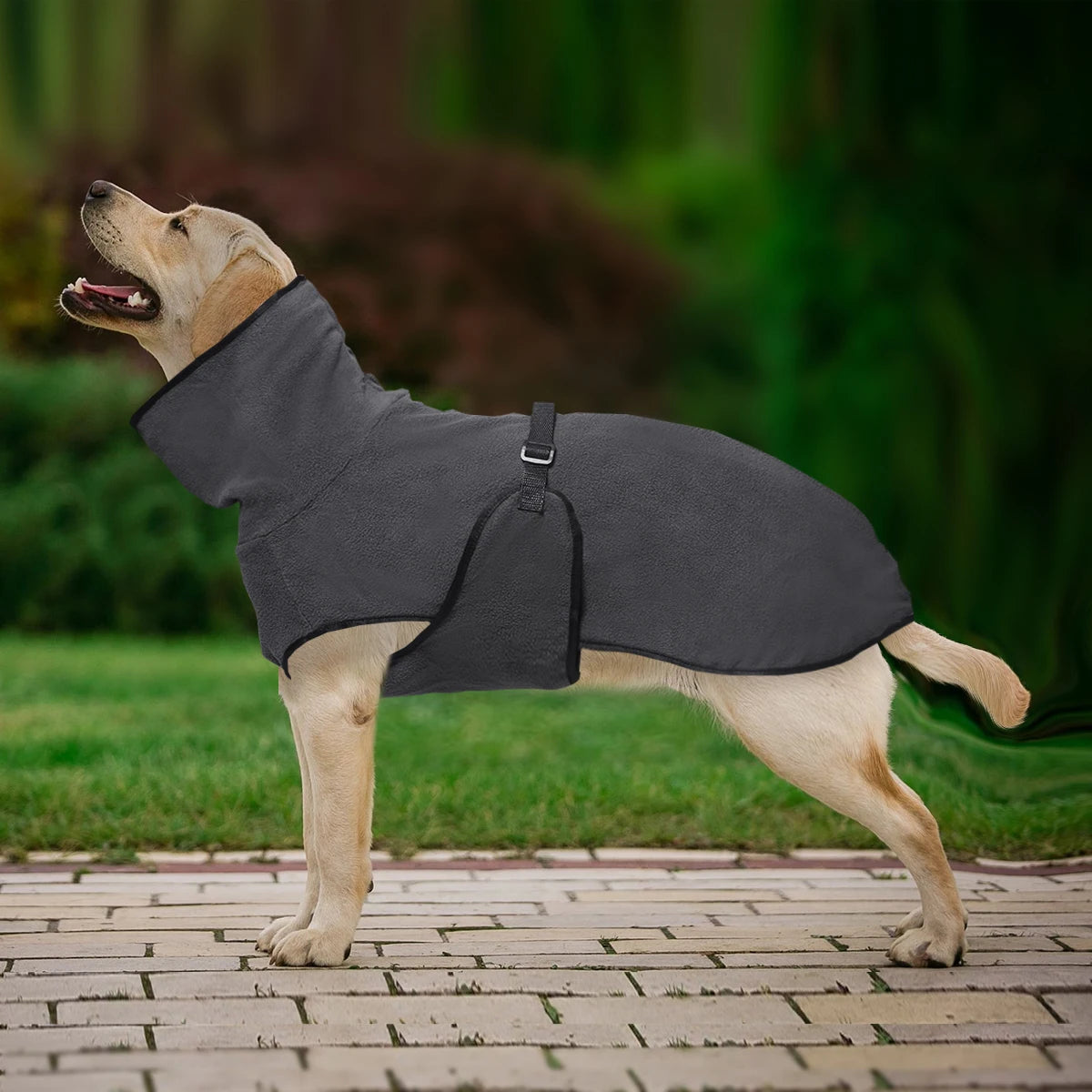 Warm Fleece Dog Coat for Whippets Greyhounds and Lurchers