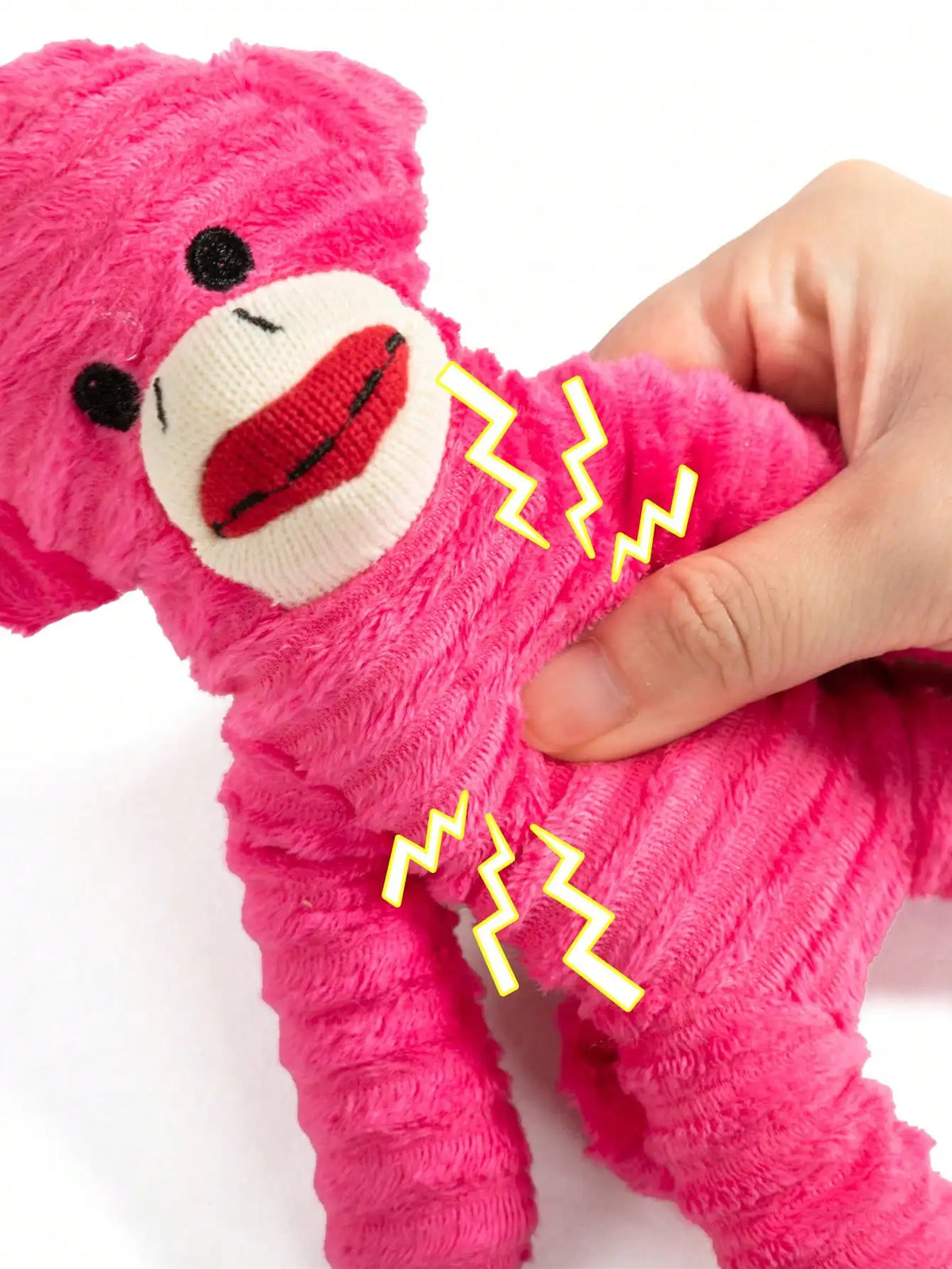 Plush Armadillo Squeaky Dog Toy For Chew And Dental Care