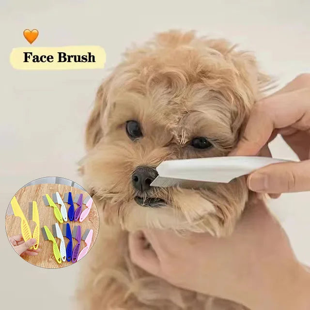 Stainless Steel Pet Grooming Comb Tool For Efficient Hair Shedding