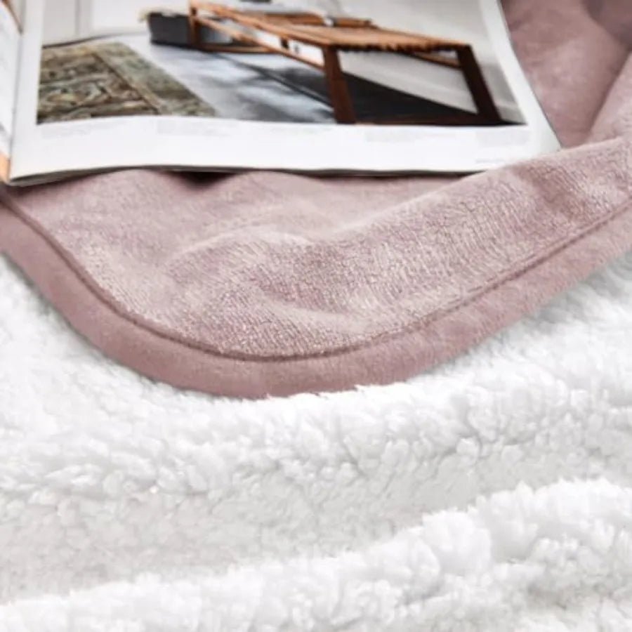 Waterproof Blanket for Bed Couch Sofa, Soft Liquid Pee Proof Pet Blanket for Dog Puppy Cat, Reversible Sherpa Fleece Furniture