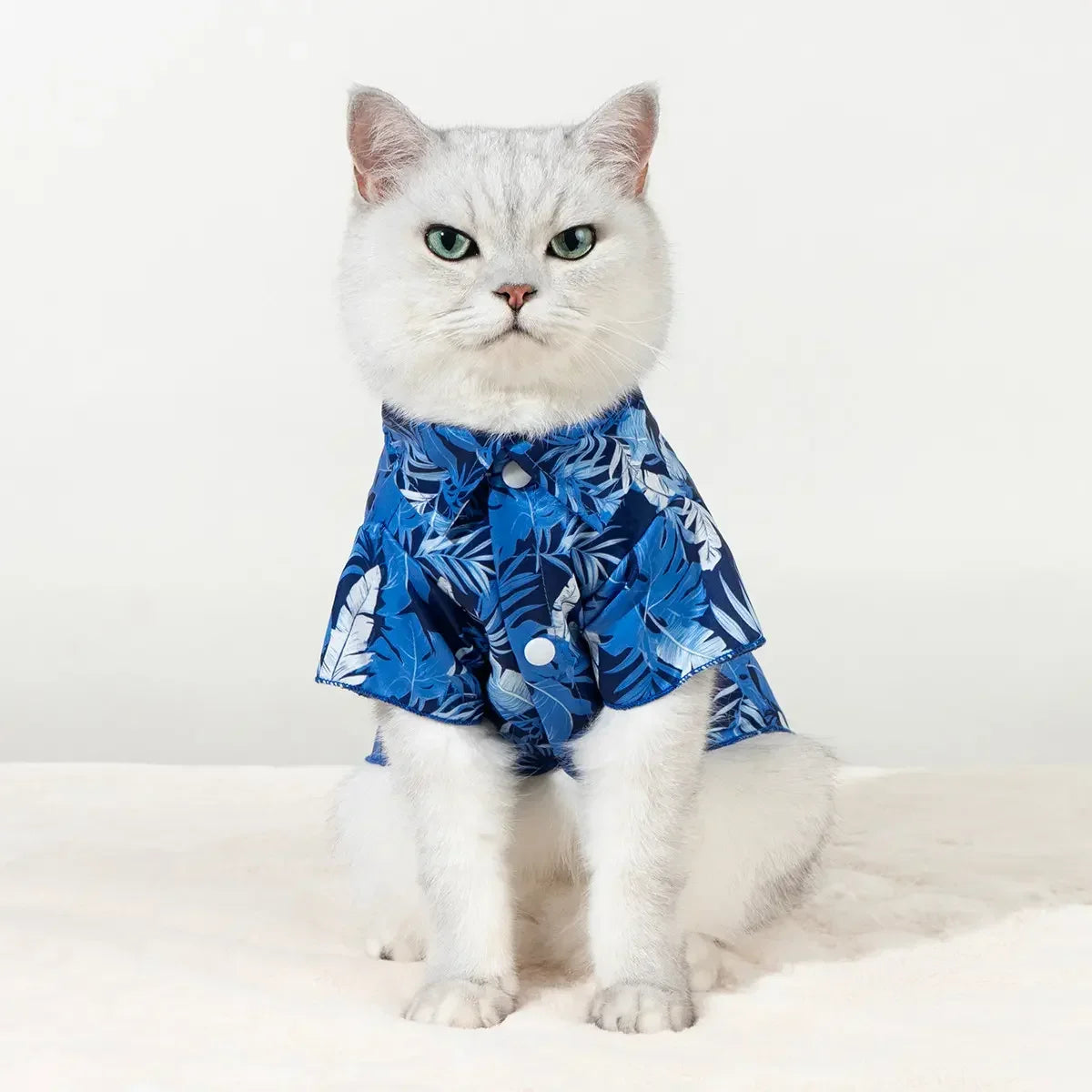 Tropical Hawaiian Pet Shirt for Dogs and Cats Vacation Wear