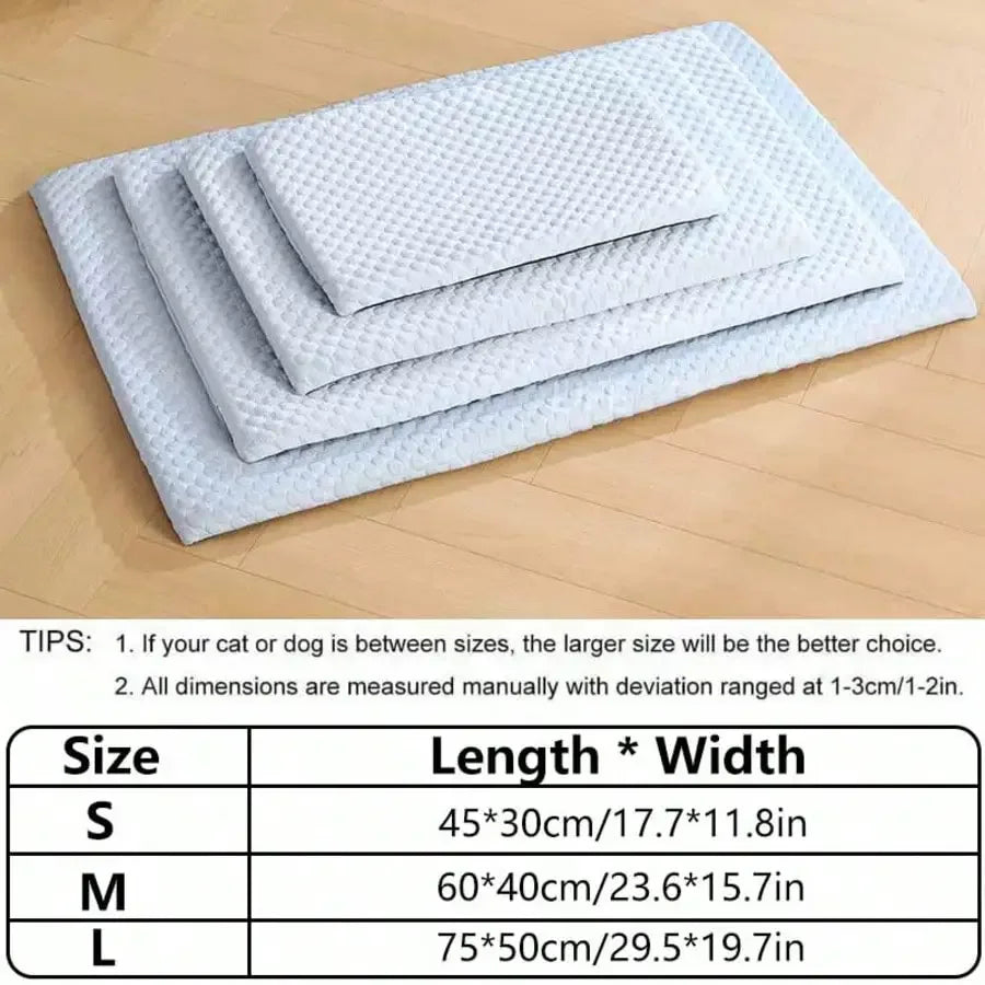 Breathable Cooling Cat Bed With Thick Comfortable Padding
