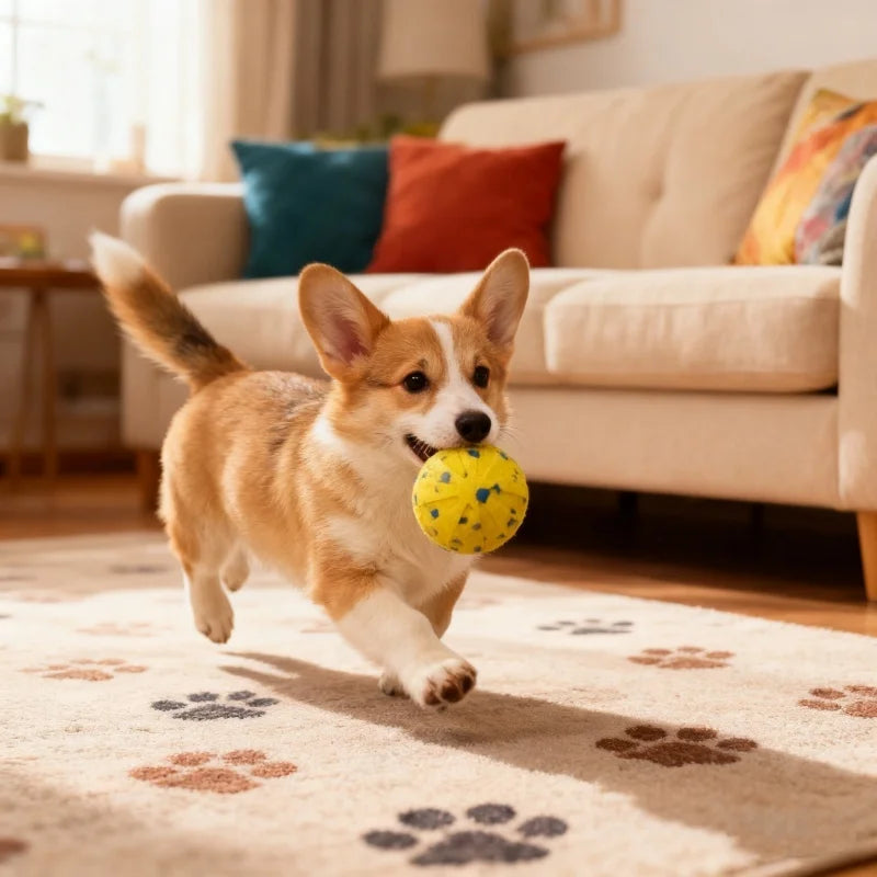 Booteely Automatic Interactive Bouncing And Rotating Dog Ball Toy