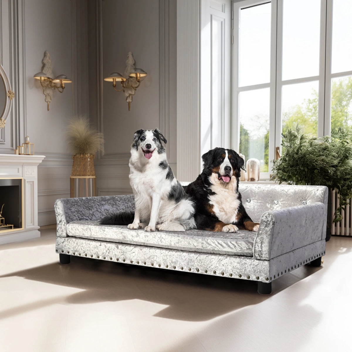 Borwart Heavy Duty Raised Pet Sofa With Removable Cover