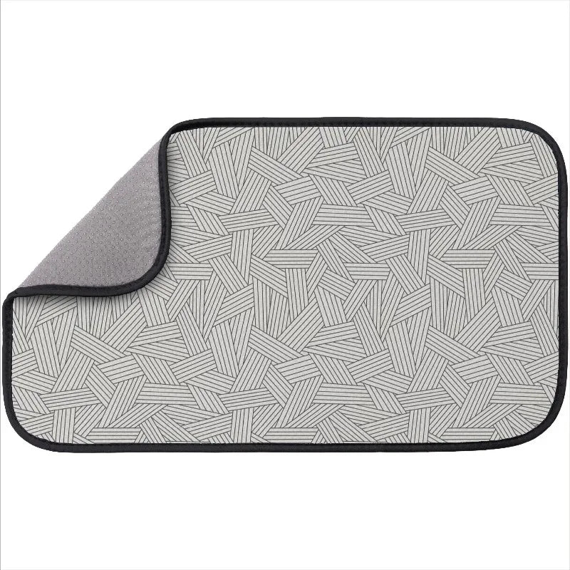 Pet Bowl Mat With Cute Assorted Prints For Cleaner Floors