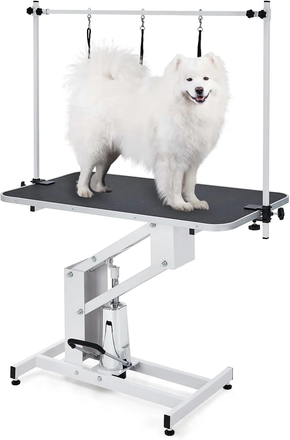 Garvee Heavy Duty Adjustable Electric Dog Grooming Table With Arm